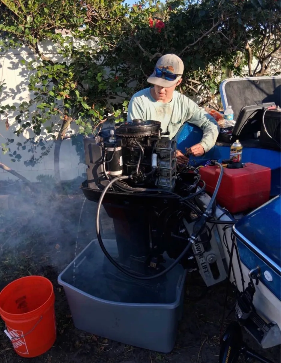 Hands-on outboard motor repair